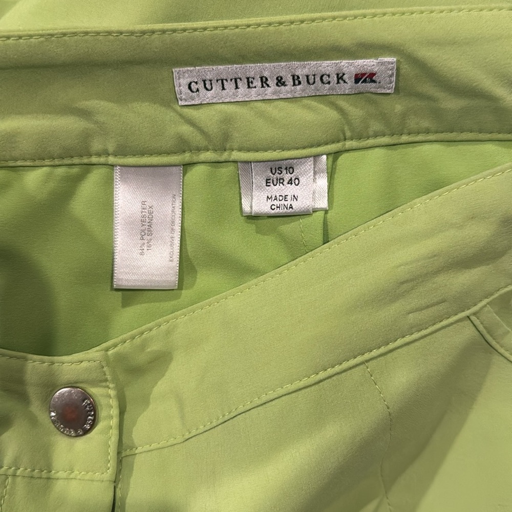 Cutter & Buck Light Green lime green skirt/skort size US10 pre owned - Picture 4 of 5